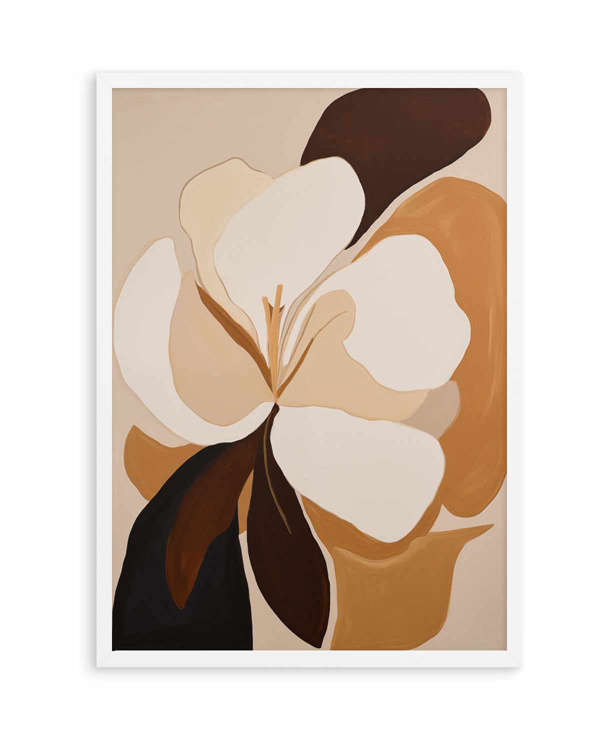 Caramel Flora II | Art Print