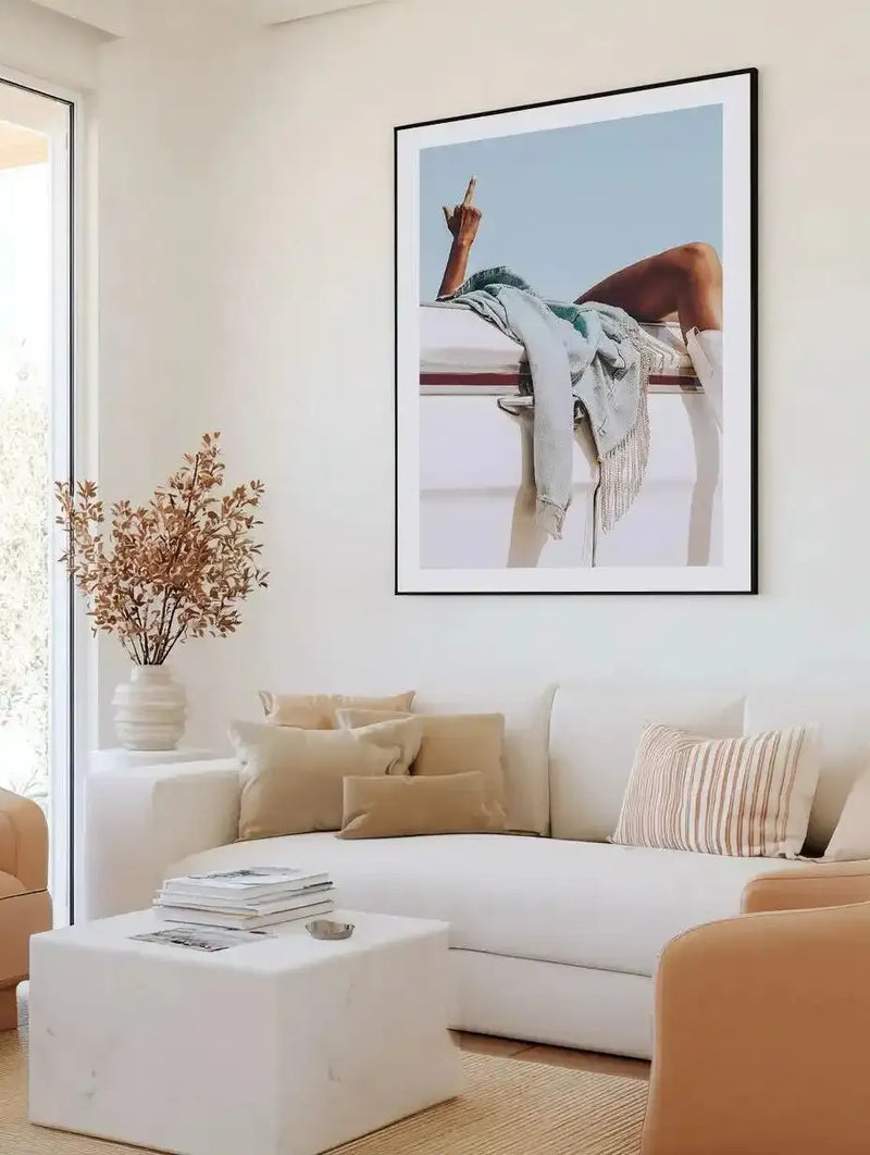 Care Free I I by Amy Hallam Art Print from Olive et Oriel where you can shop wallpaper and artworks online