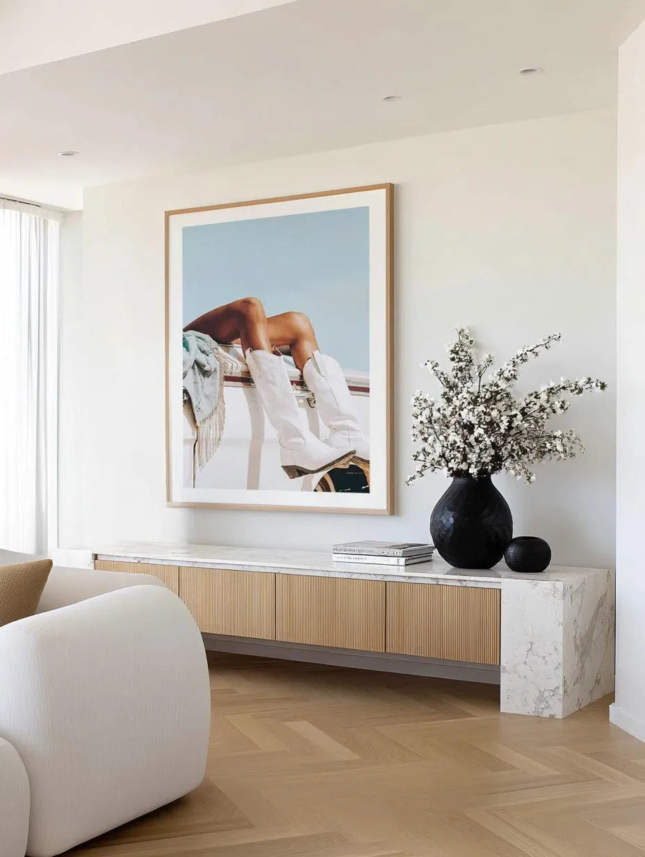 Care Free II I by Amy Hallam Art Print from Olive et Oriel where you can shop wallpaper and artworks online