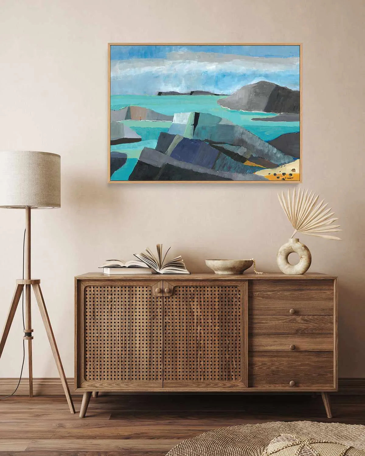 Carmel Central Coast by Jan Weiss | Framed Canvas Art Print from Olive et Oriel where you can shop wallpaper and artworks online