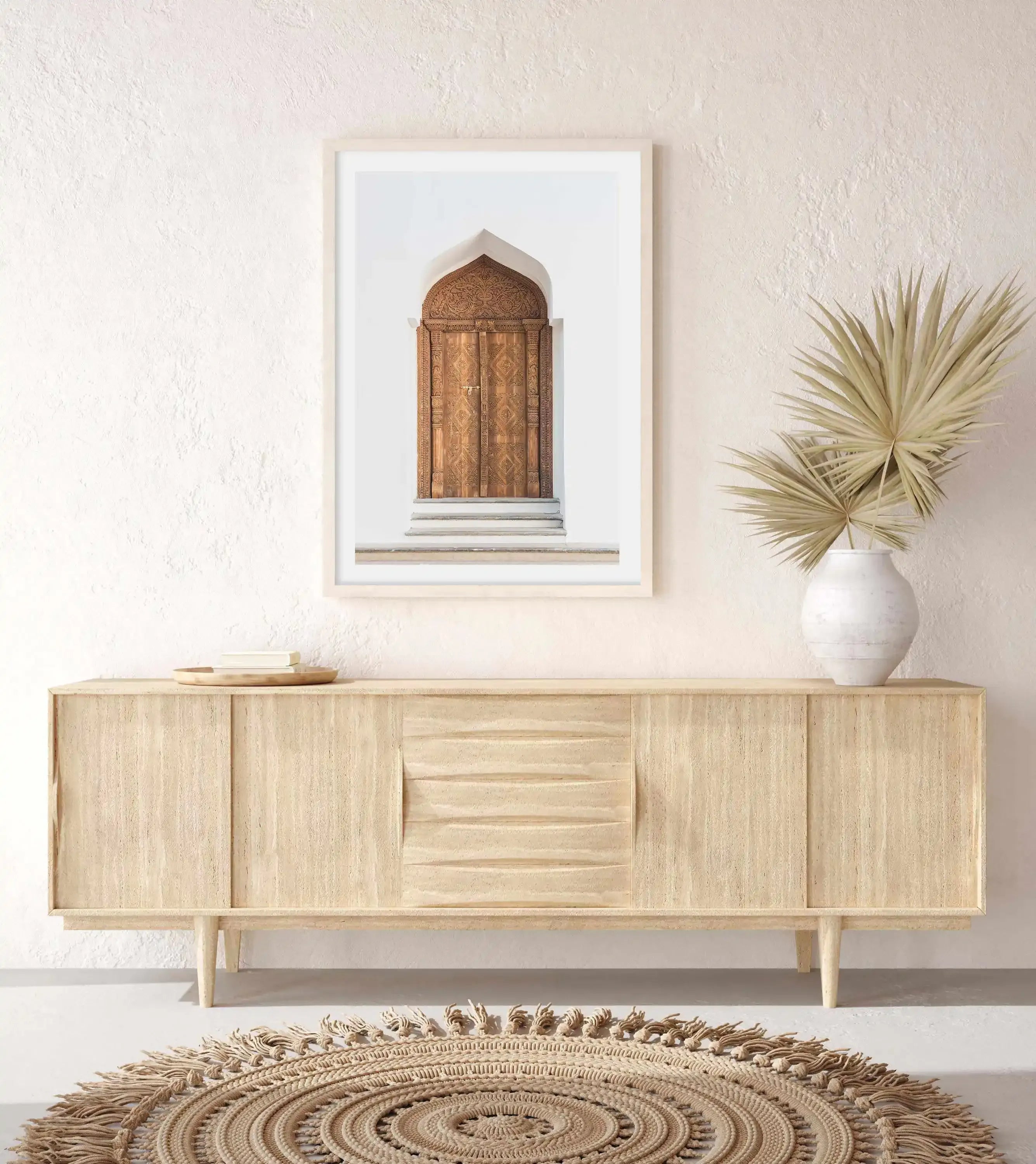 Carved Door Art Print-Shop Australian Art Prints Online with Olive et Oriel - Our collection of Moroccan art prints offer unique wall art including moroccan arches and pink morocco doors of marrakech - this collection will add soft feminine colour to your walls and some may say bohemian style. These traditional morocco landscape photography includes desert scenes of palm trees and camel art prints - there is art on canvas and extra large wall art with fast, free shipping across Australia. Update