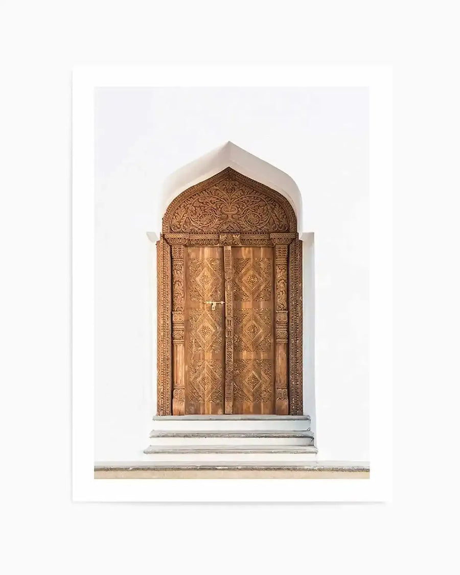 Carved Door Art Print from Olive et Oriel where you can shop wallpaper and artworks online