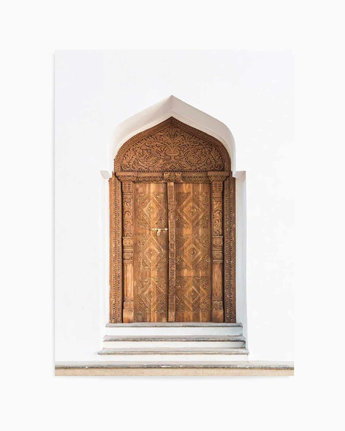 Carved Door Art Print