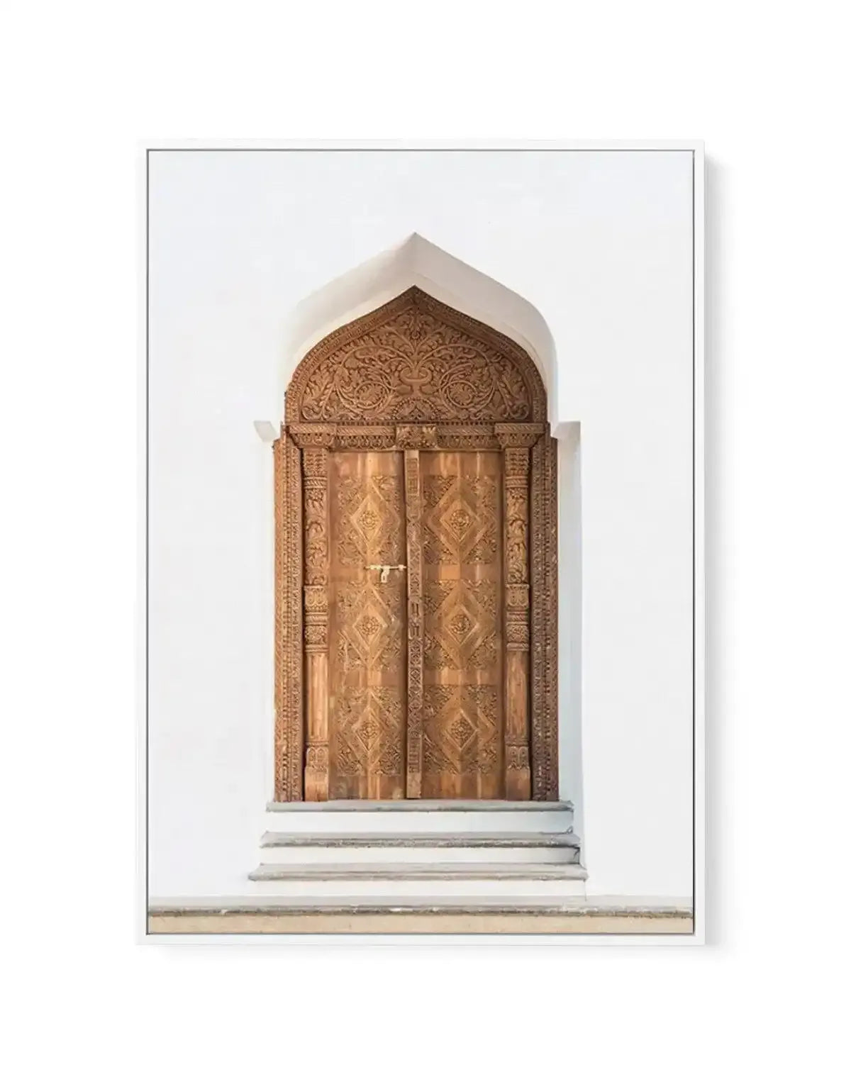 Carved Door | Framed Canvas-Shop Australian Art Prints Online with Olive et Oriel - Our collection of Moroccan art prints offer unique wall art including moroccan arches and pink morocco doors of marrakech - this collection will add soft feminine colour to your walls and some may say bohemian style. These traditional morocco landscape photography includes desert scenes of palm trees and camel art prints - there is art on canvas and extra large wall art with fast, free shipping across Australia. 