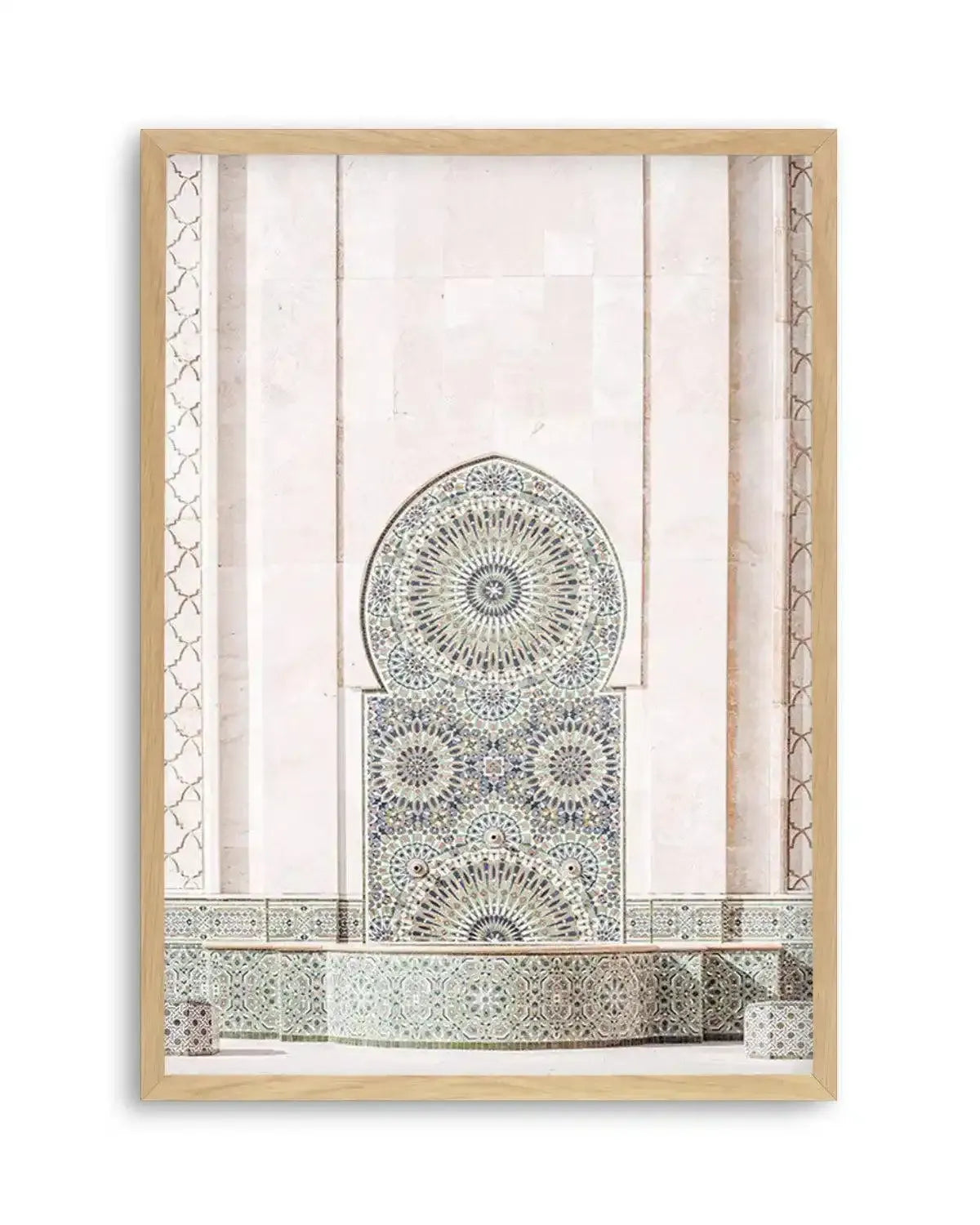 Casablanca Fountain Art Print from Olive et Oriel where you can shop wallpaper and artworks online