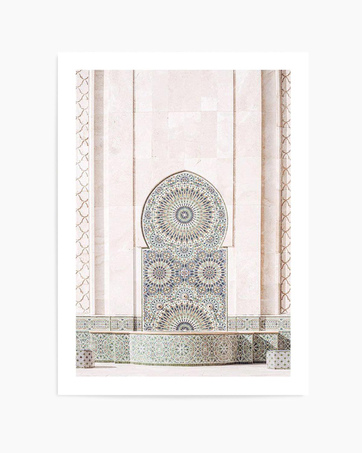 Casablanca Fountain Art Print