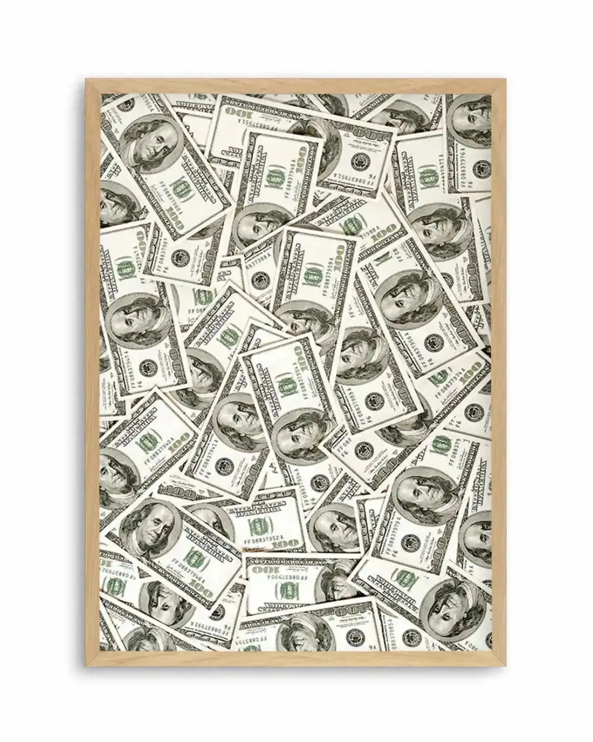 Cash Money Dollar Bills Art Print from Olive et Oriel where you can shop wallpaper and artworks online