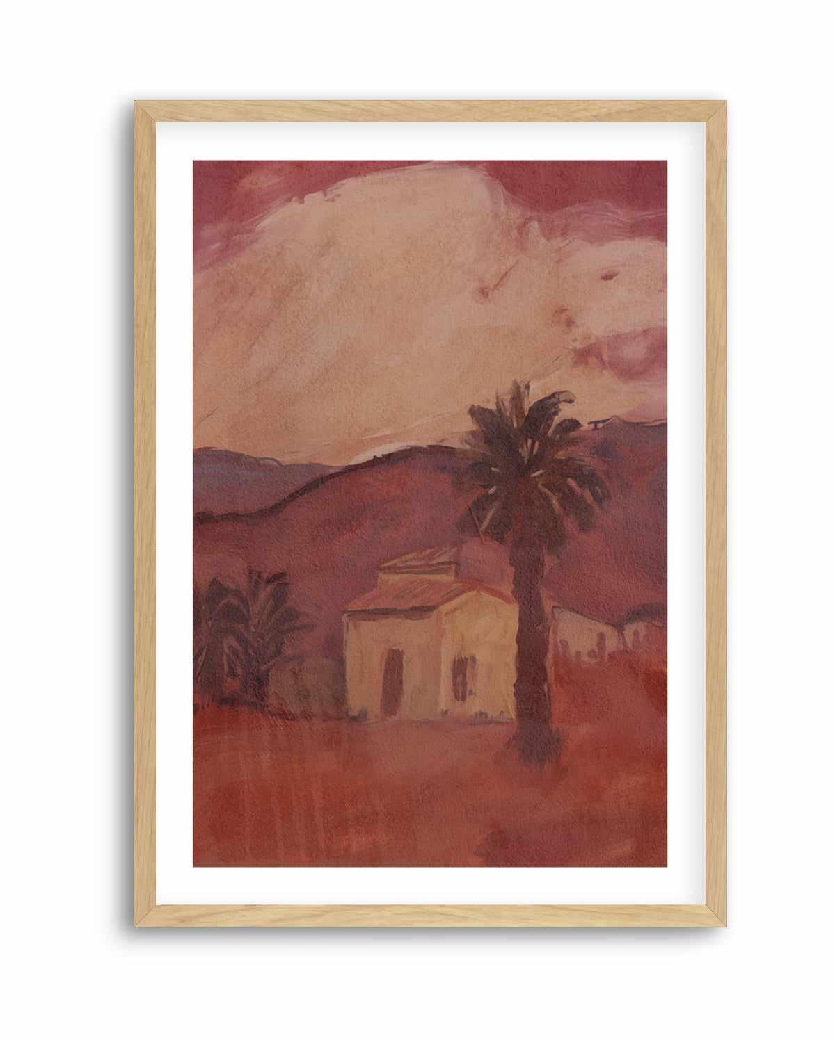 Casita Palmera I | Art Print from Olive et Oriel where you can shop wallpaper and artworks online