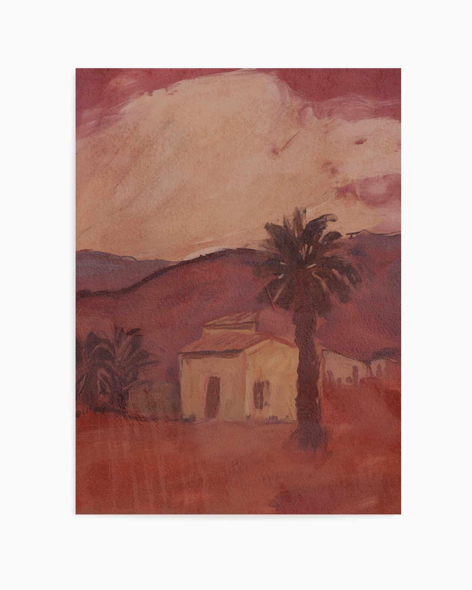 Casita Palmera I | Art Print from Olive et Oriel where you can shop wallpaper and artworks online