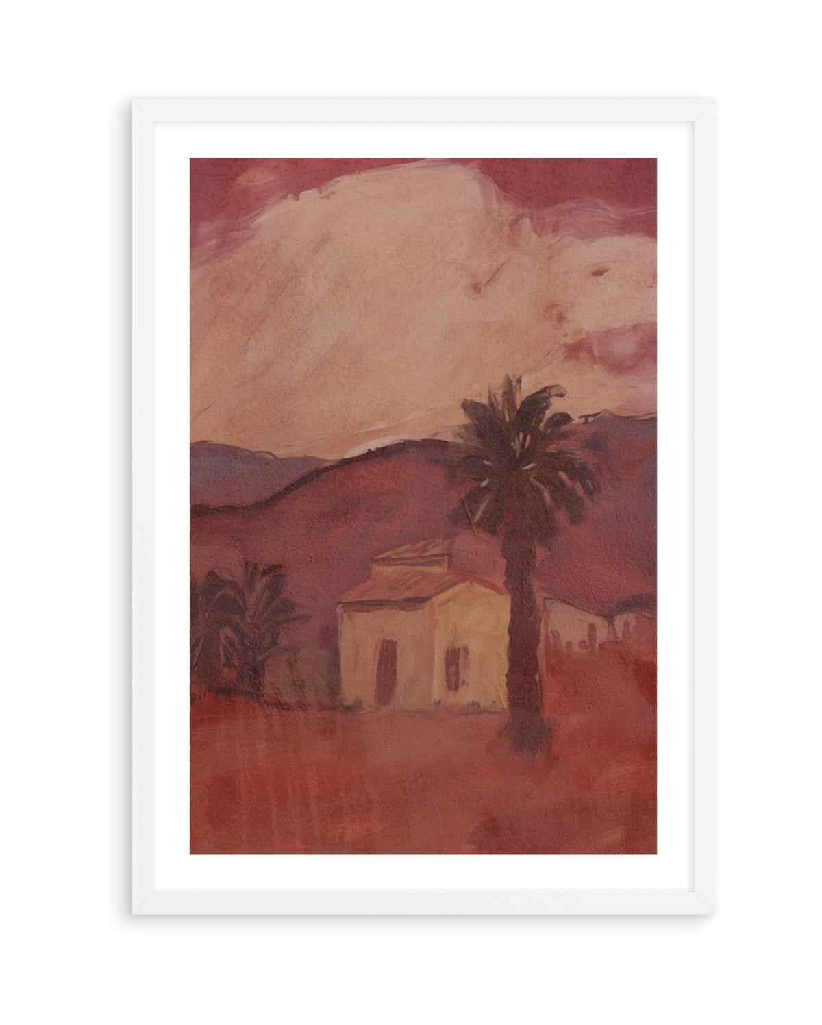 Casita Palmera I | Art Print from Olive et Oriel where you can shop wallpaper and artworks online