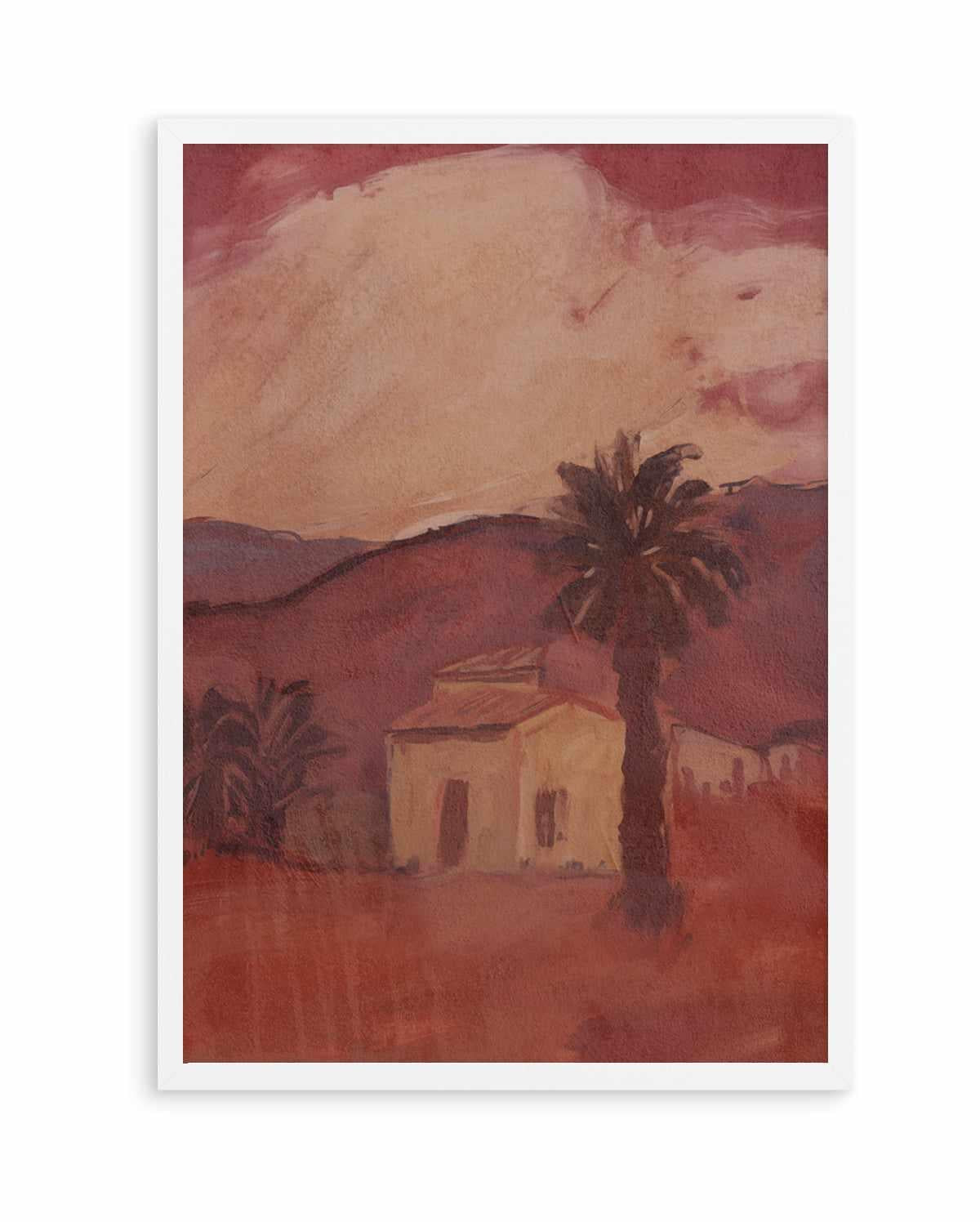 Casita Palmera I | Art Print from Olive et Oriel where you can shop wallpaper and artworks online