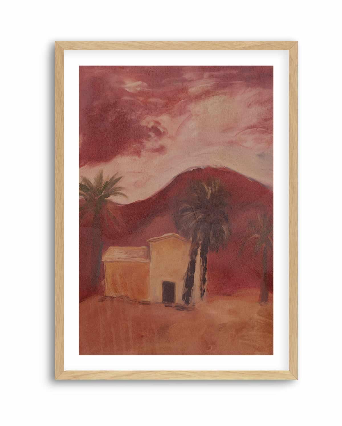 Casita Palmera II | Art Print from Olive et Oriel where you can shop wallpaper and artworks online
