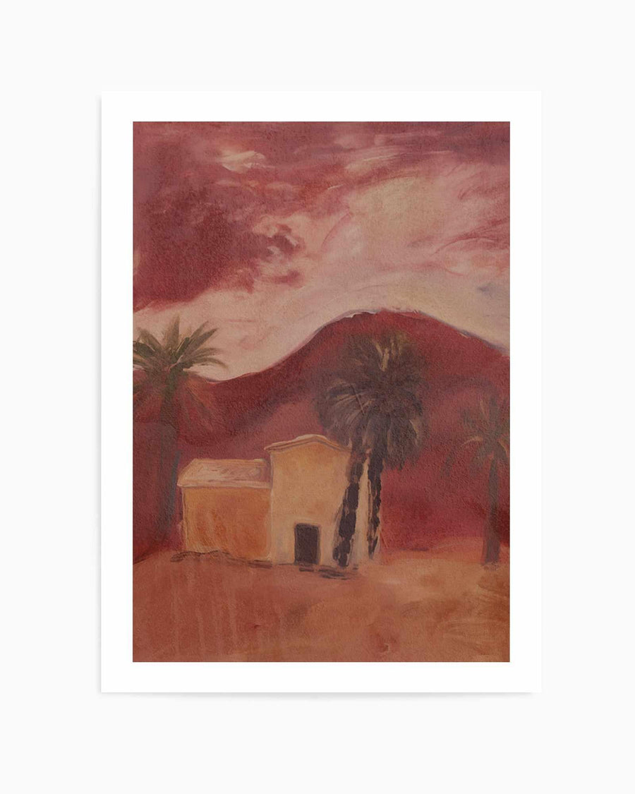 Casita Palmera II | Art Print from Olive et Oriel where you can shop wallpaper and artworks online