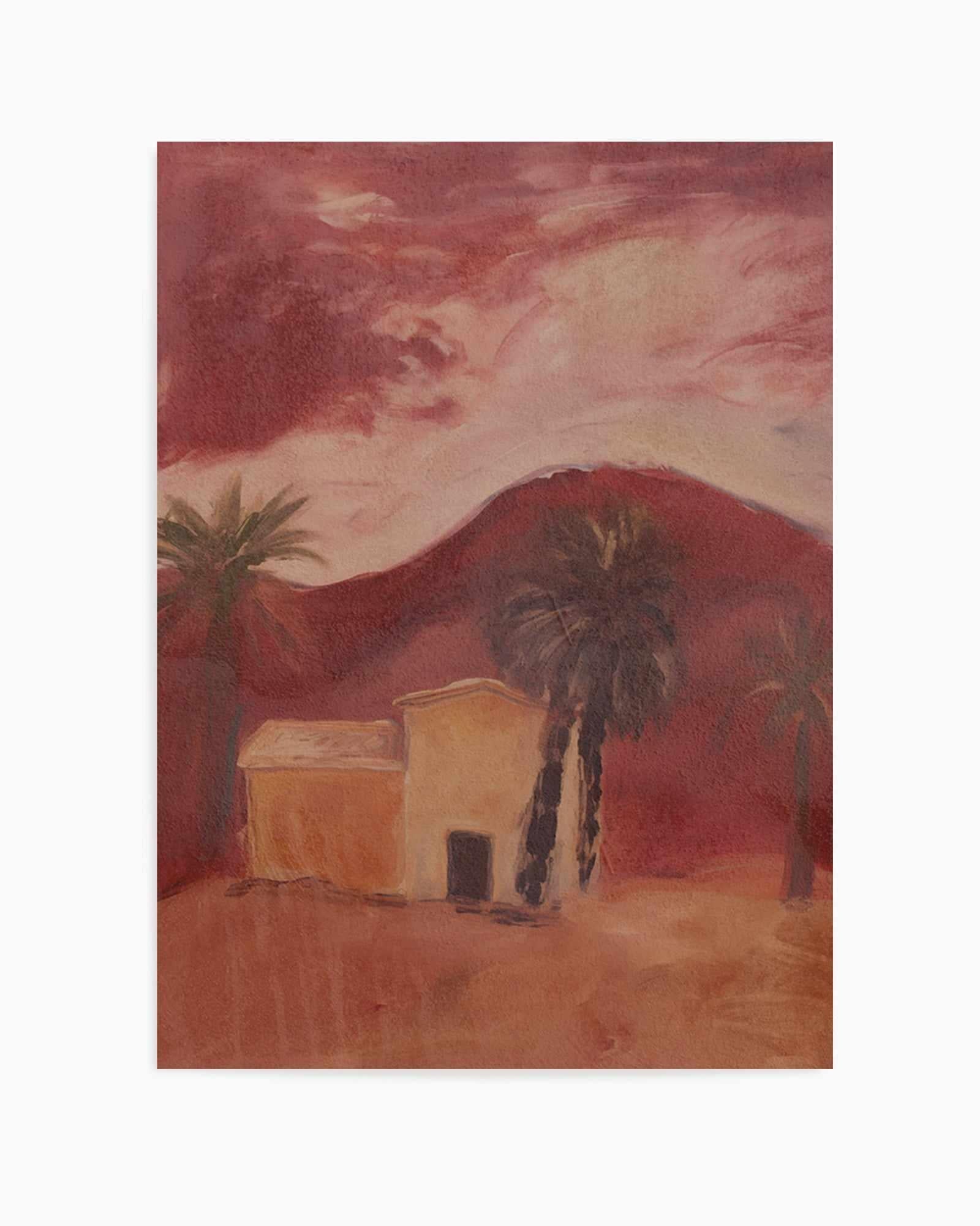Casita Palmera II | Art Print from Olive et Oriel where you can shop wallpaper and artworks online