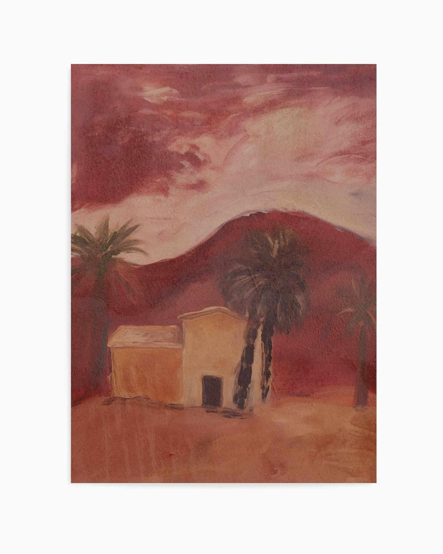 Casita Palmera II | Art Print from Olive et Oriel where you can shop wallpaper and artworks online