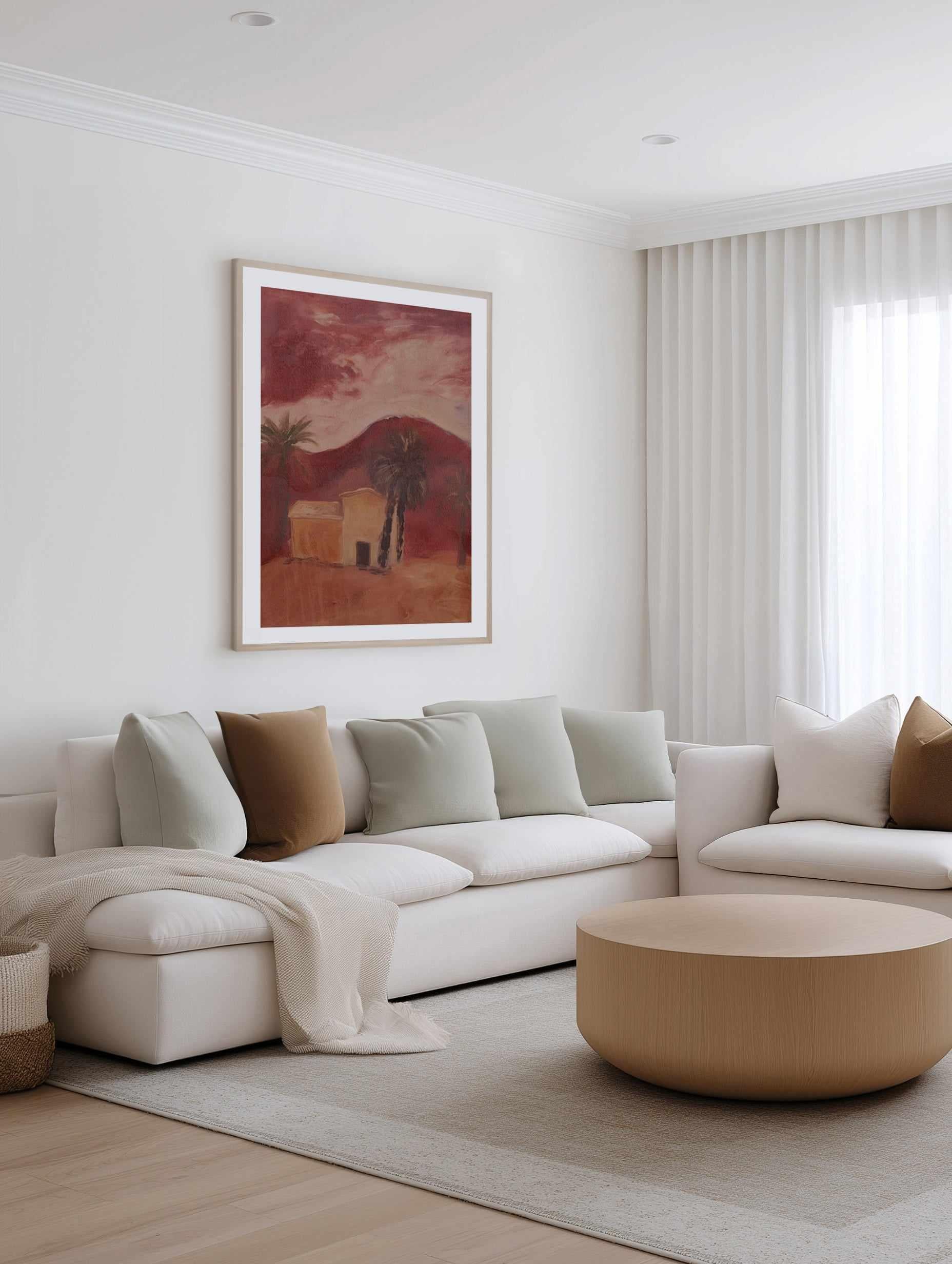 Casita Palmera II | Art Print from Olive et Oriel where you can shop wallpaper and artworks online