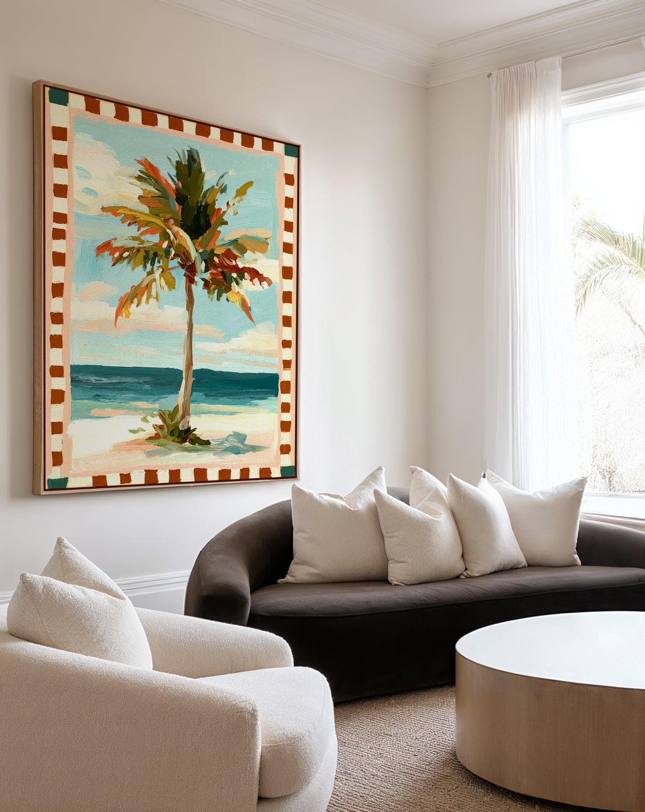 Cast Away | Framed Canvas Art Print from Olive et Oriel where you can shop wallpaper and artworks online