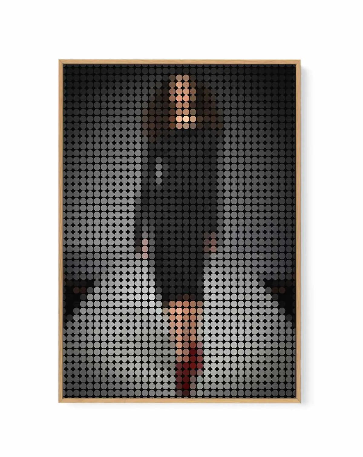 Catwalk Dots I | Framed Canvas Art Print from Olive et Oriel where you can shop wallpaper and artworks online