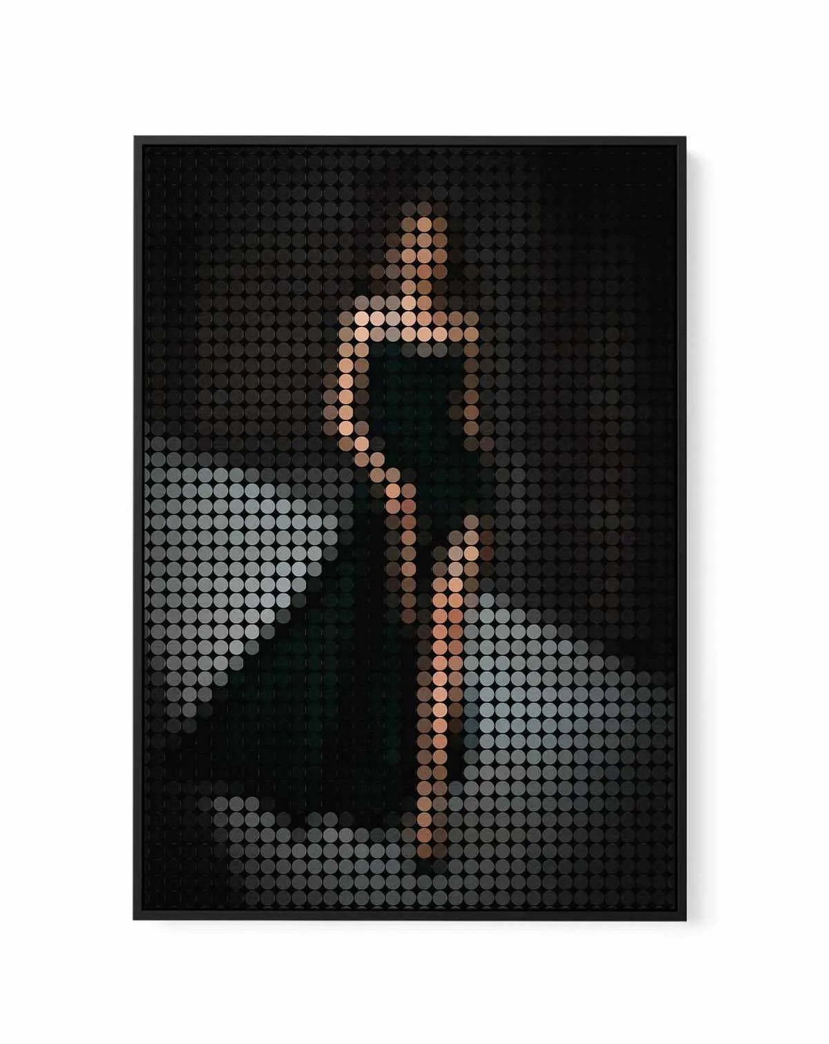 Catwalk Dots II | Framed Canvas Art Print from Olive et Oriel where you can shop wallpaper and artworks online