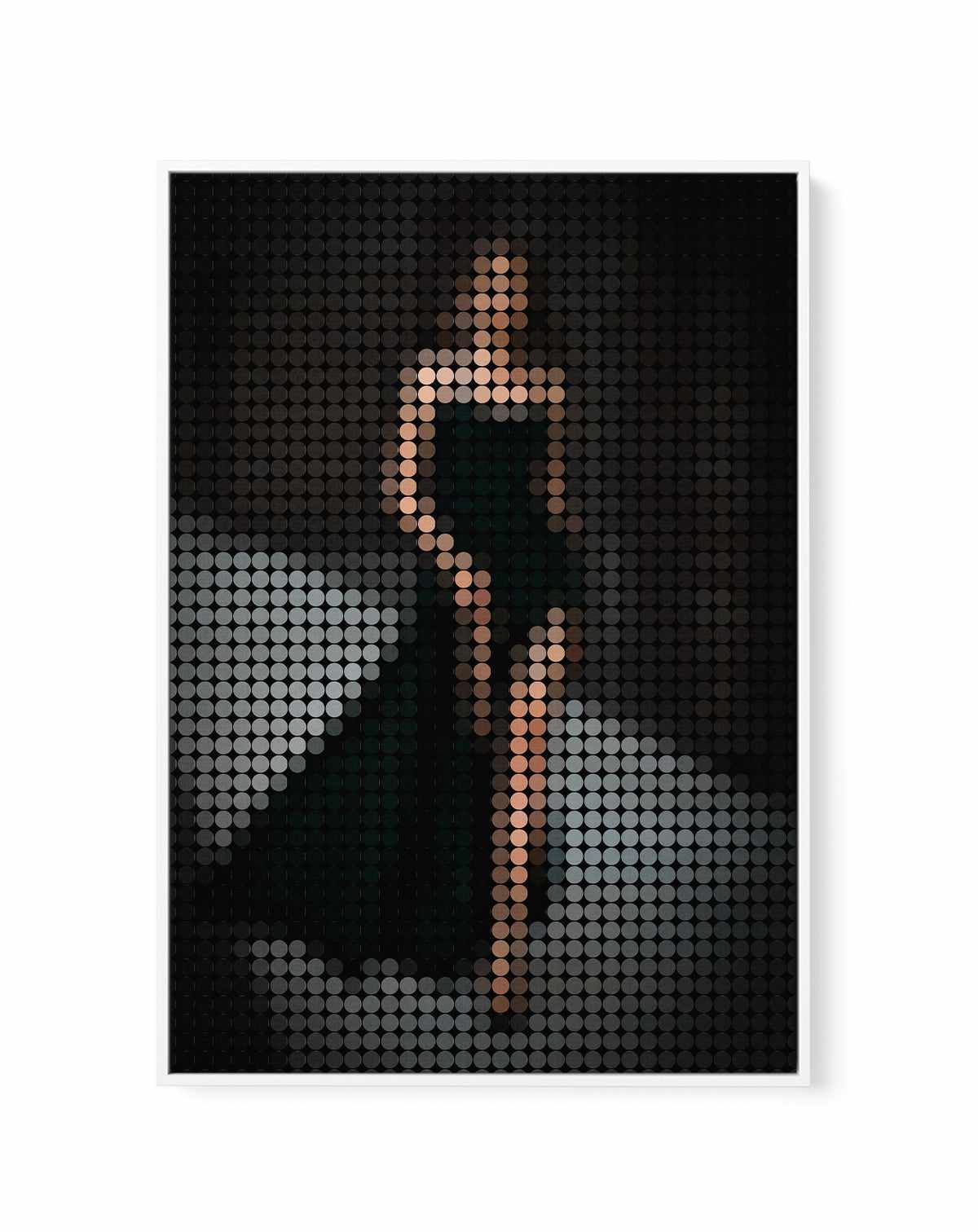 Catwalk Dots II | Framed Canvas Art Print