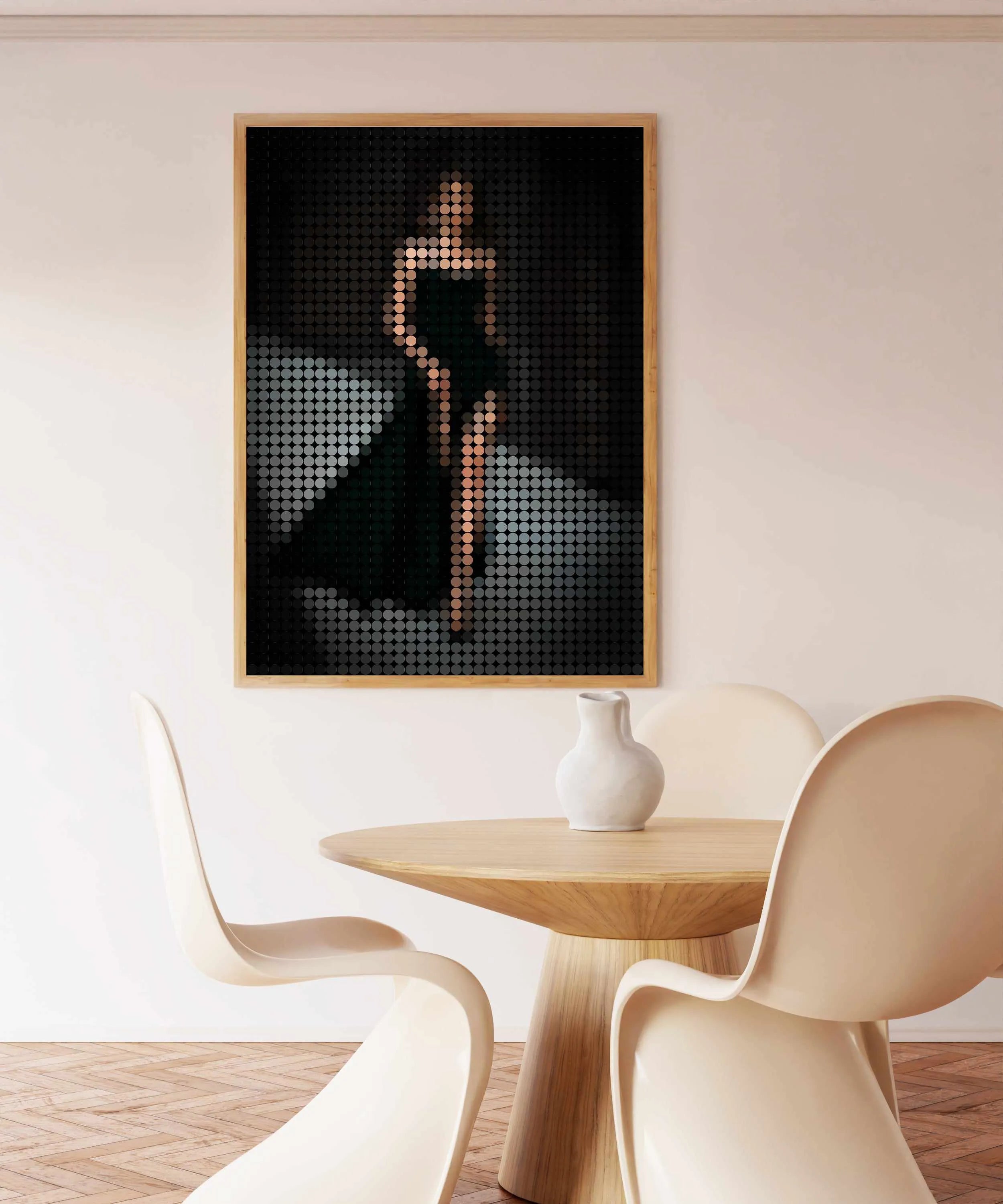 Catwalk Dots II | Art Print from Olive et Oriel where you can shop wallpaper and artworks online