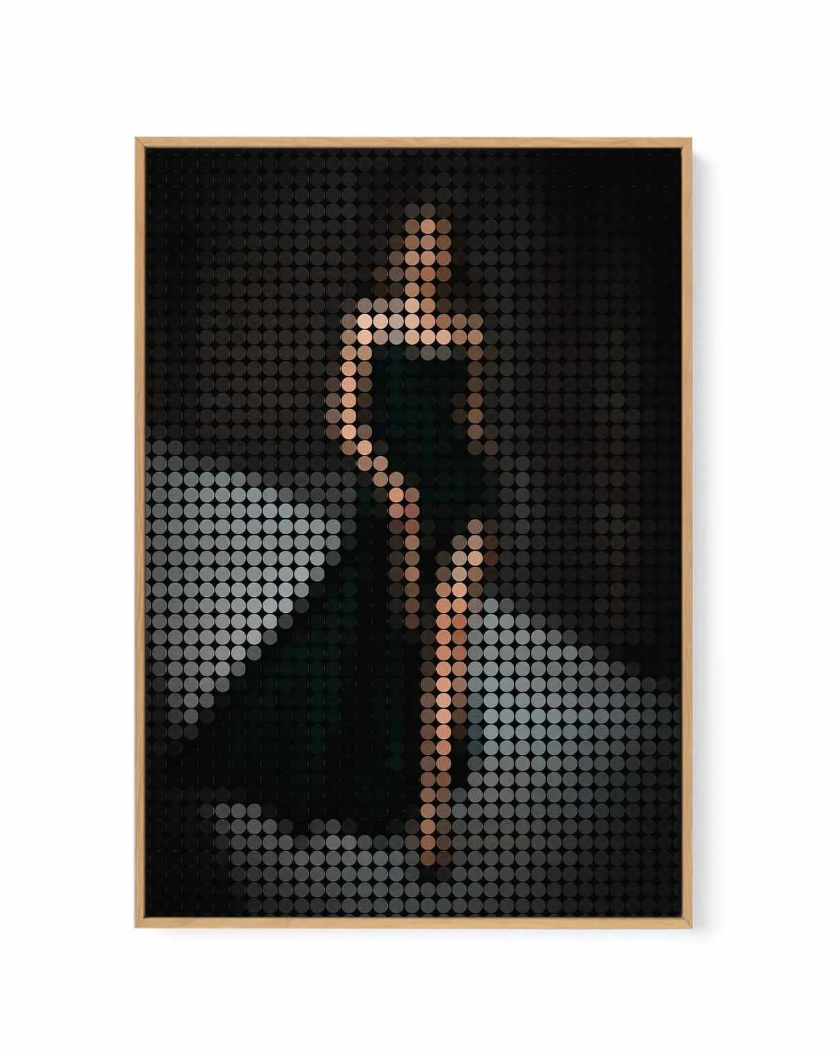 Catwalk Dots II | Framed Canvas Art Print from Olive et Oriel where you can shop wallpaper and artworks online