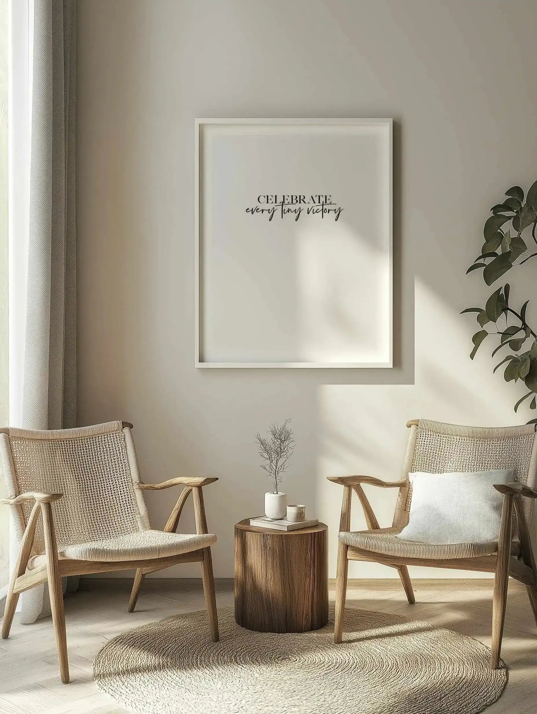 Celebrate Every Tiny Victory Art Print from Olive et Oriel where you can shop wallpaper and artworks online