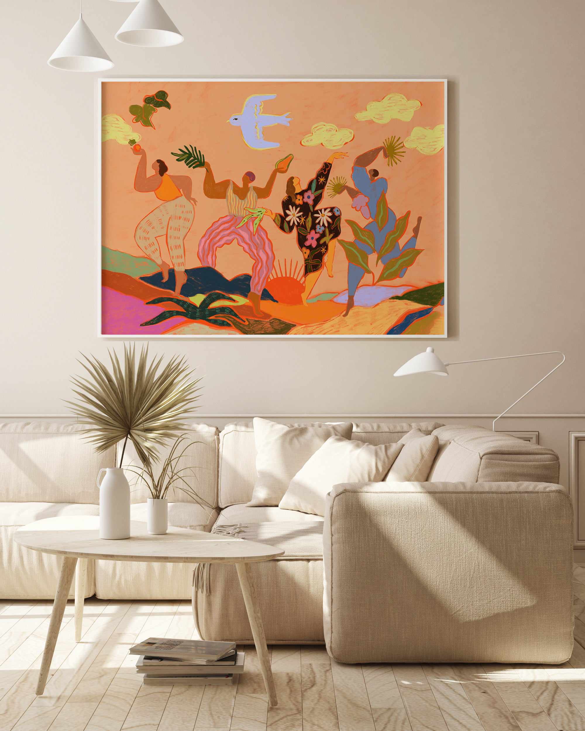 Celebration by Arty Guava | Art Print from Olive et Oriel where you can shop wallpaper and artworks online