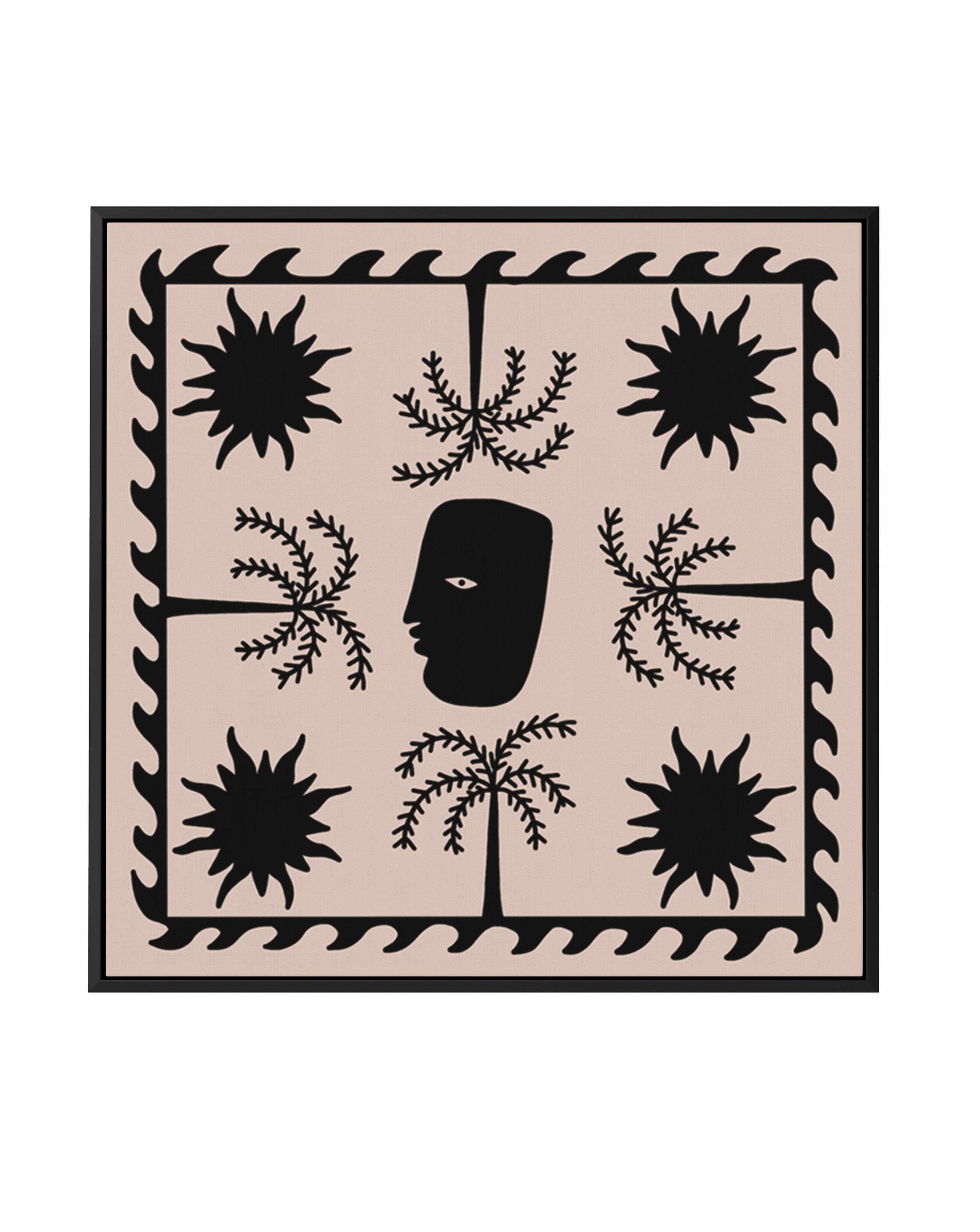 Celestial 2 by Shatha Al Dafai | Framed Canvas Art Print from Olive et Oriel where you can shop wallpaper and artworks online