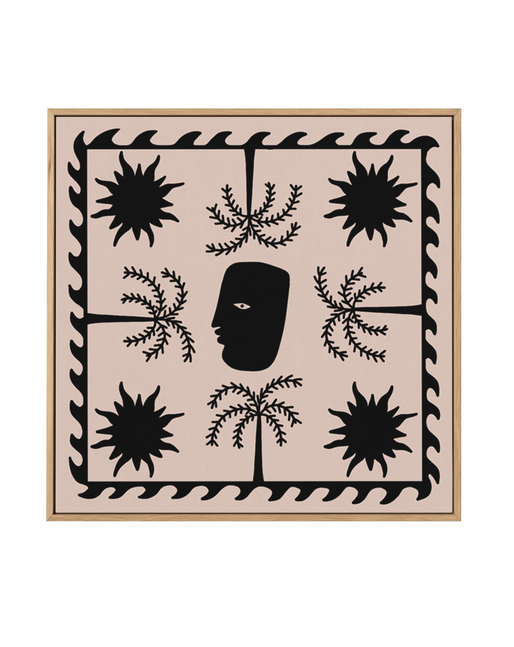 Celestial 2 by Shatha Al Dafai | Framed Canvas Art Print from Olive et Oriel where you can shop wallpaper and artworks online