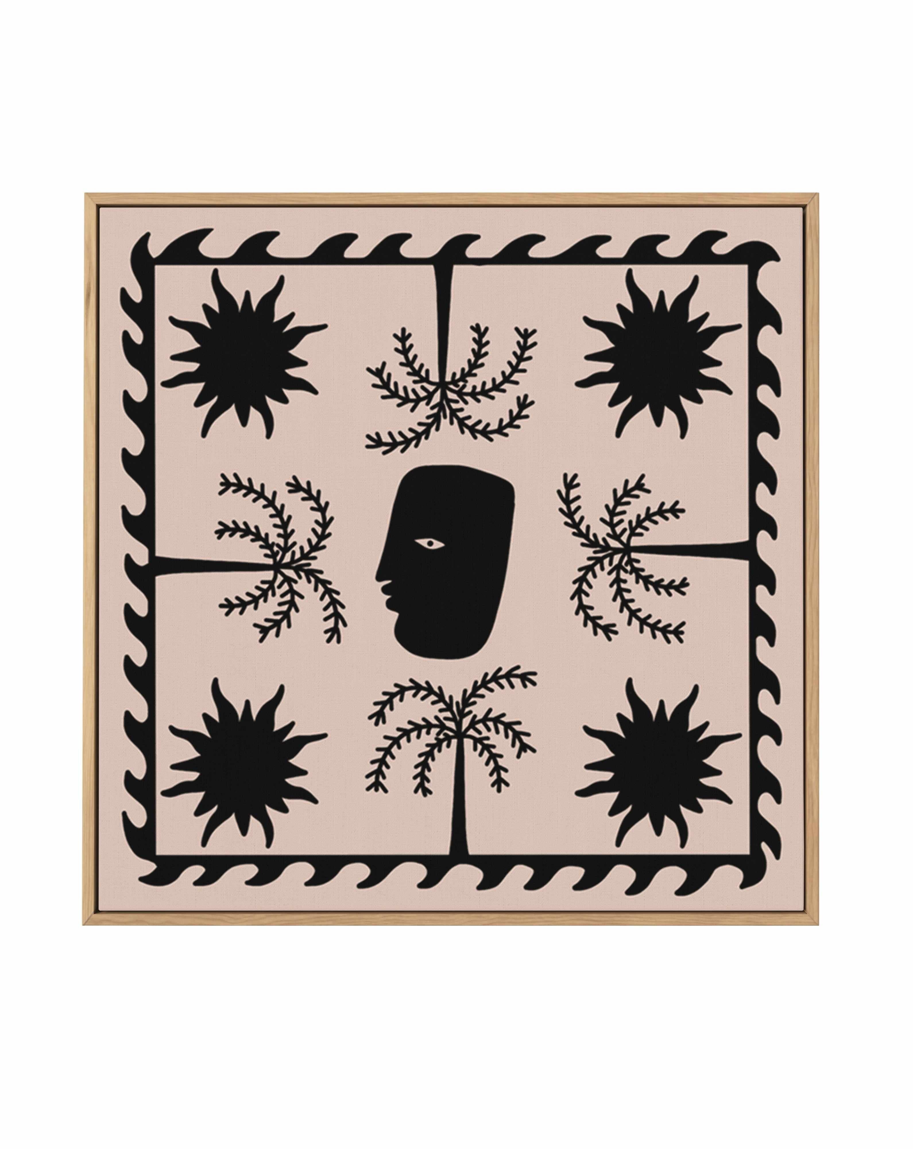 Celestial 2 by Shatha Al Dafai | Framed Canvas Art Print from Olive et Oriel where you can shop wallpaper and artworks online