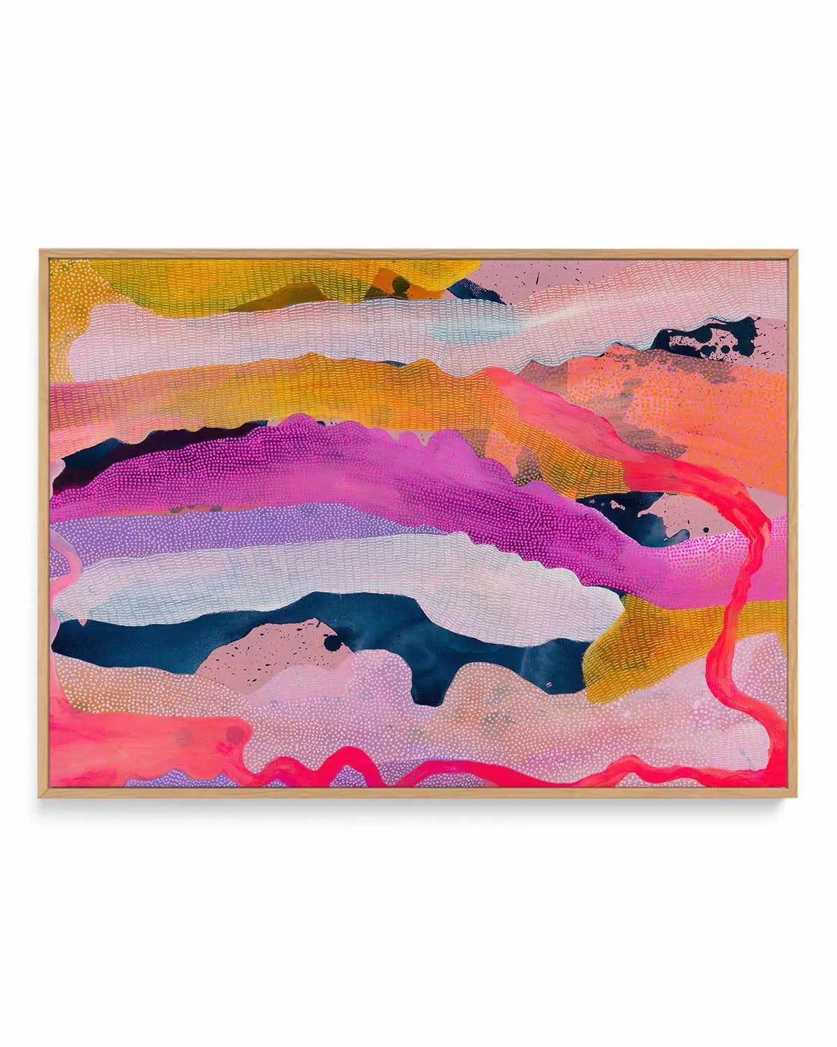 Celestial Glow I by Laura Oczós | Framed Canvas Art Print from Olive et Oriel where you can shop wallpaper and artworks online