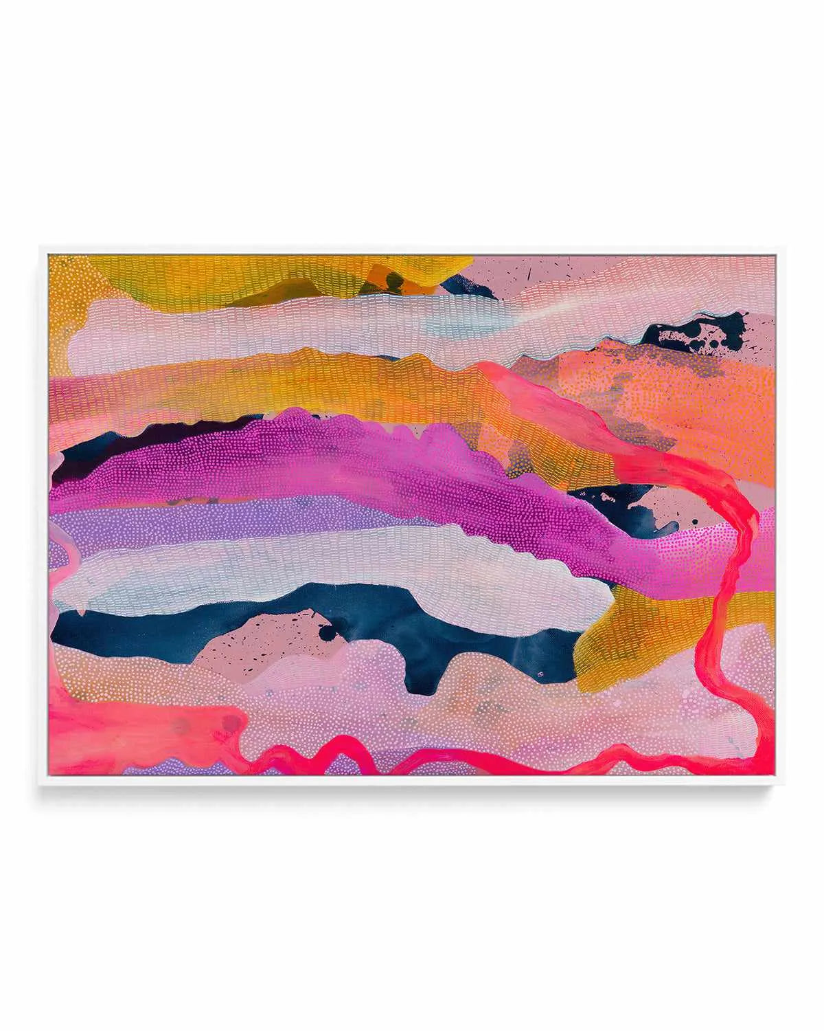 Celestial Glow I by Laura Oczós | Framed Canvas Art Print from Olive et Oriel where you can shop wallpaper and artworks online