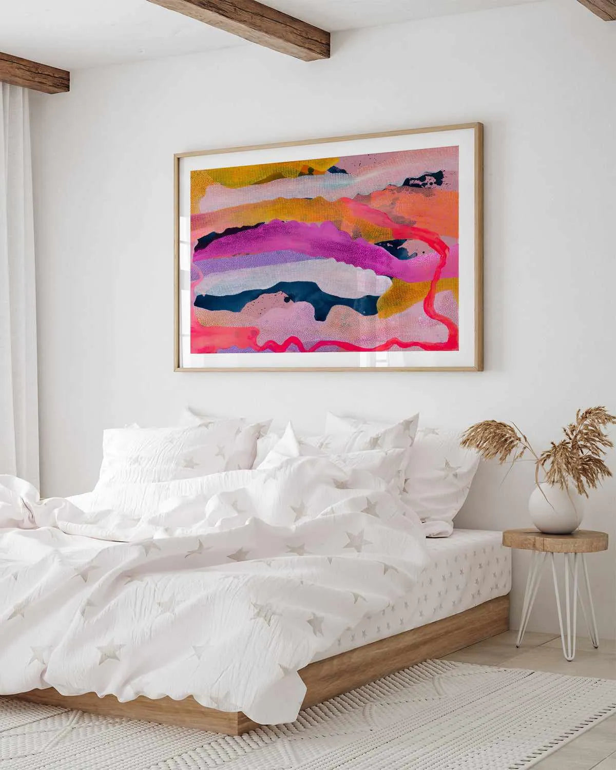 Celestial Glow I by Laura Oczós Art Print from Olive et Oriel where you can shop wallpaper and artworks online