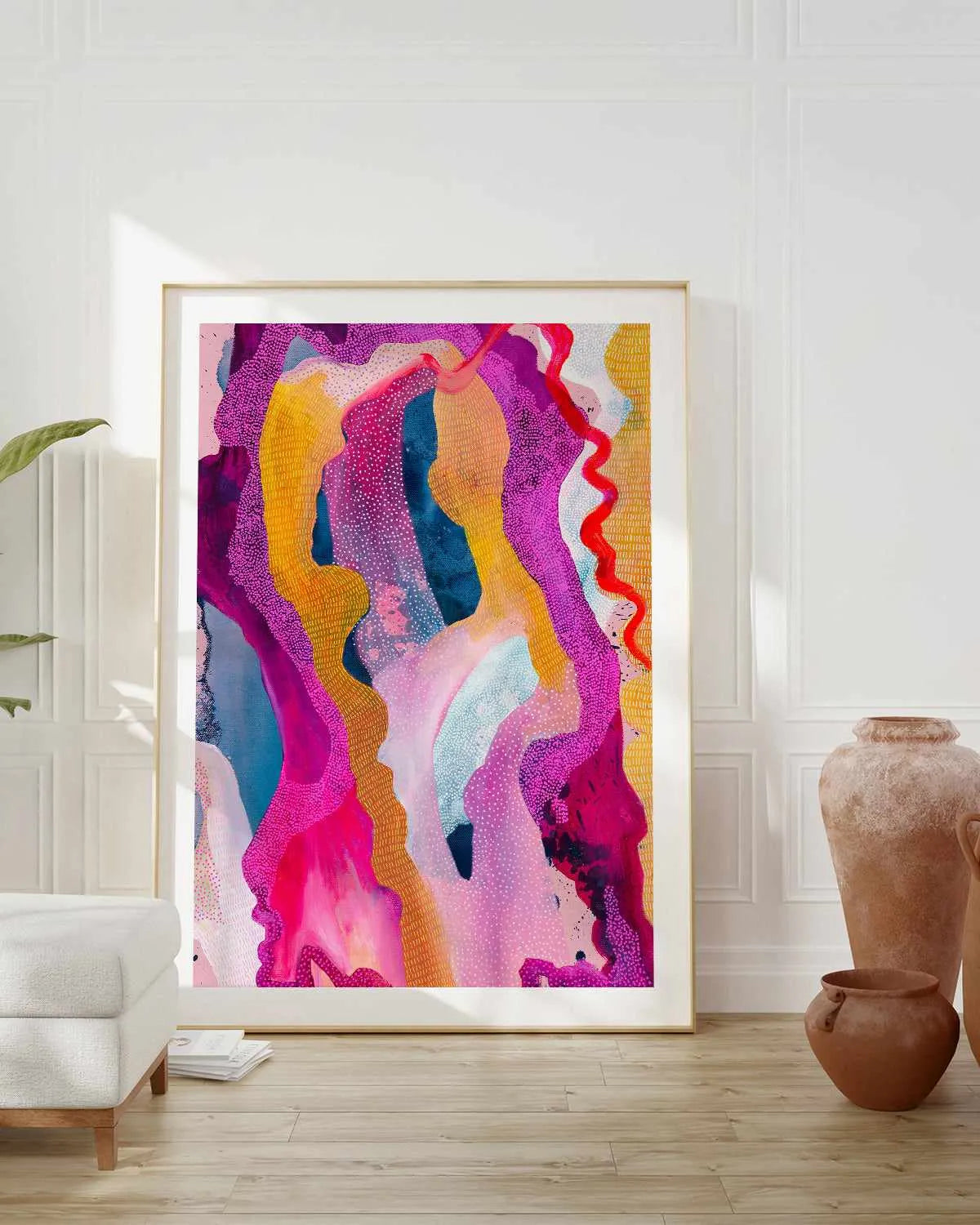 Celestial Glow II by Laura Oczós Art Print from Olive et Oriel where you can shop wallpaper and artworks online