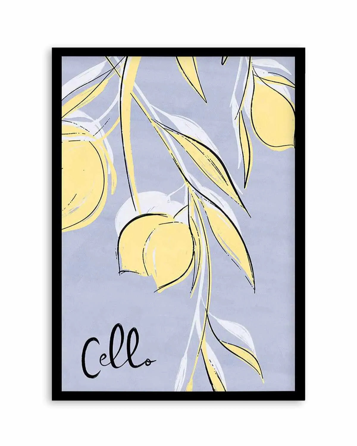 Cello Art Print from Olive et Oriel where you can shop wallpaper and artworks online