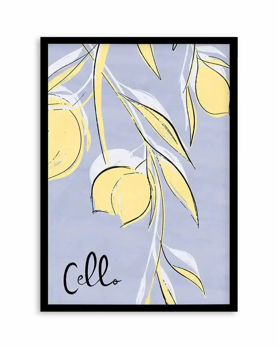 Cello Art Print from Olive et Oriel where you can shop wallpaper and artworks online