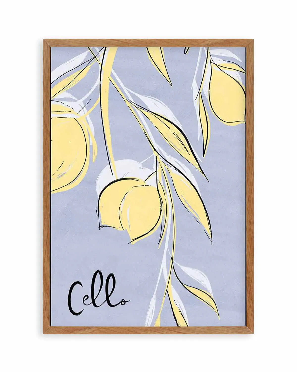 Cello Art Print from Olive et Oriel where you can shop wallpaper and artworks online