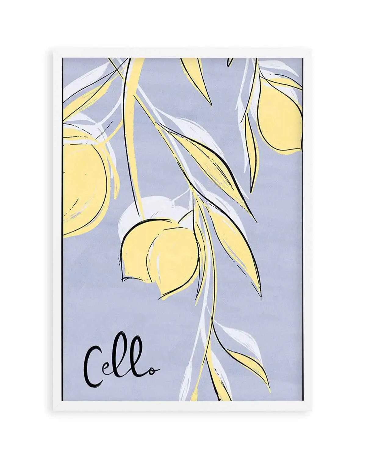Cello Art Print from Olive et Oriel where you can shop wallpaper and artworks online