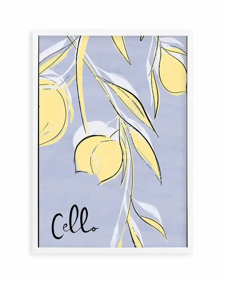 Cello Art Print from Olive et Oriel where you can shop wallpaper and artworks online