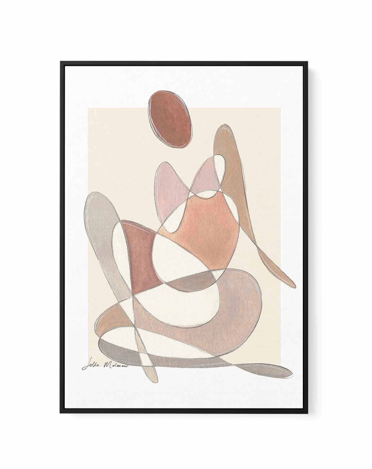 Centered by Sella Molenaar | Framed Canvas Art Print