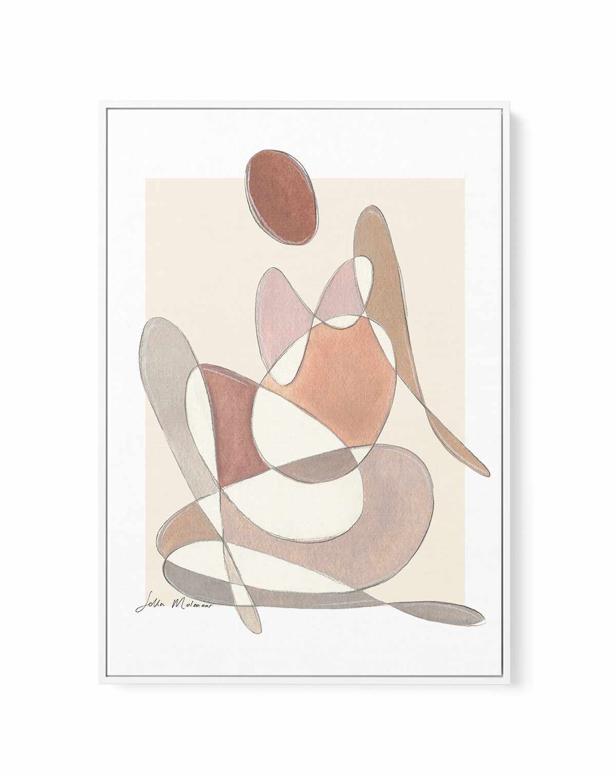 Centered by Sella Molenaar | Framed Canvas Art Print