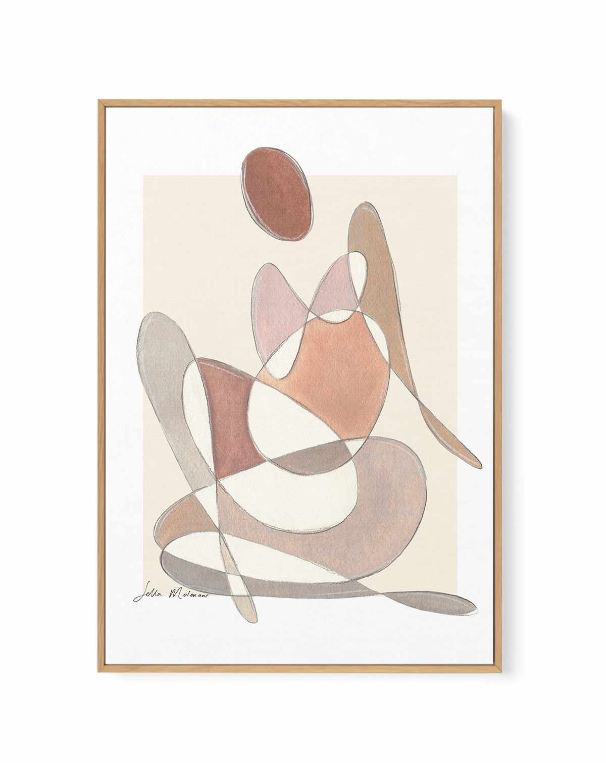 Centered by Sella Molenaar | Framed Canvas Art Print