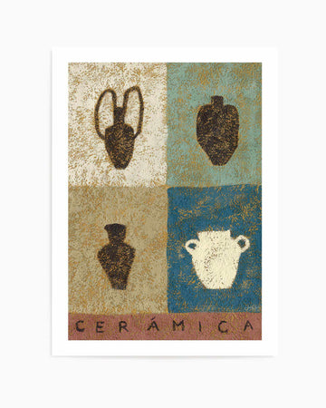 Cerámica by Julie Celina | Art Print from Olive et Oriel where you can shop wallpaper and artworks online