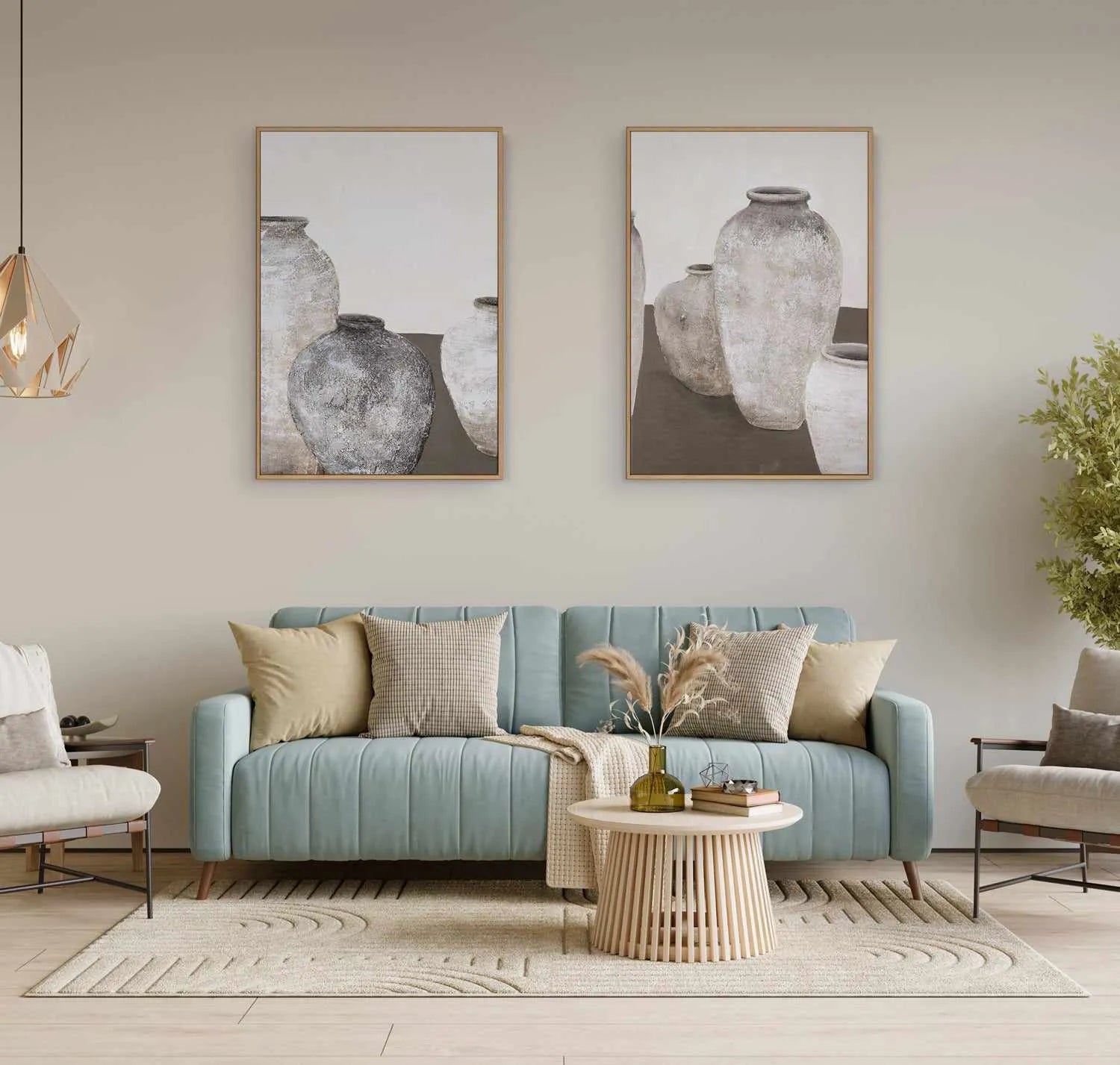 Ceramics I by Design Fabrikken | Framed Canvas Art Print from Olive et Oriel where you can shop wallpaper and artworks online