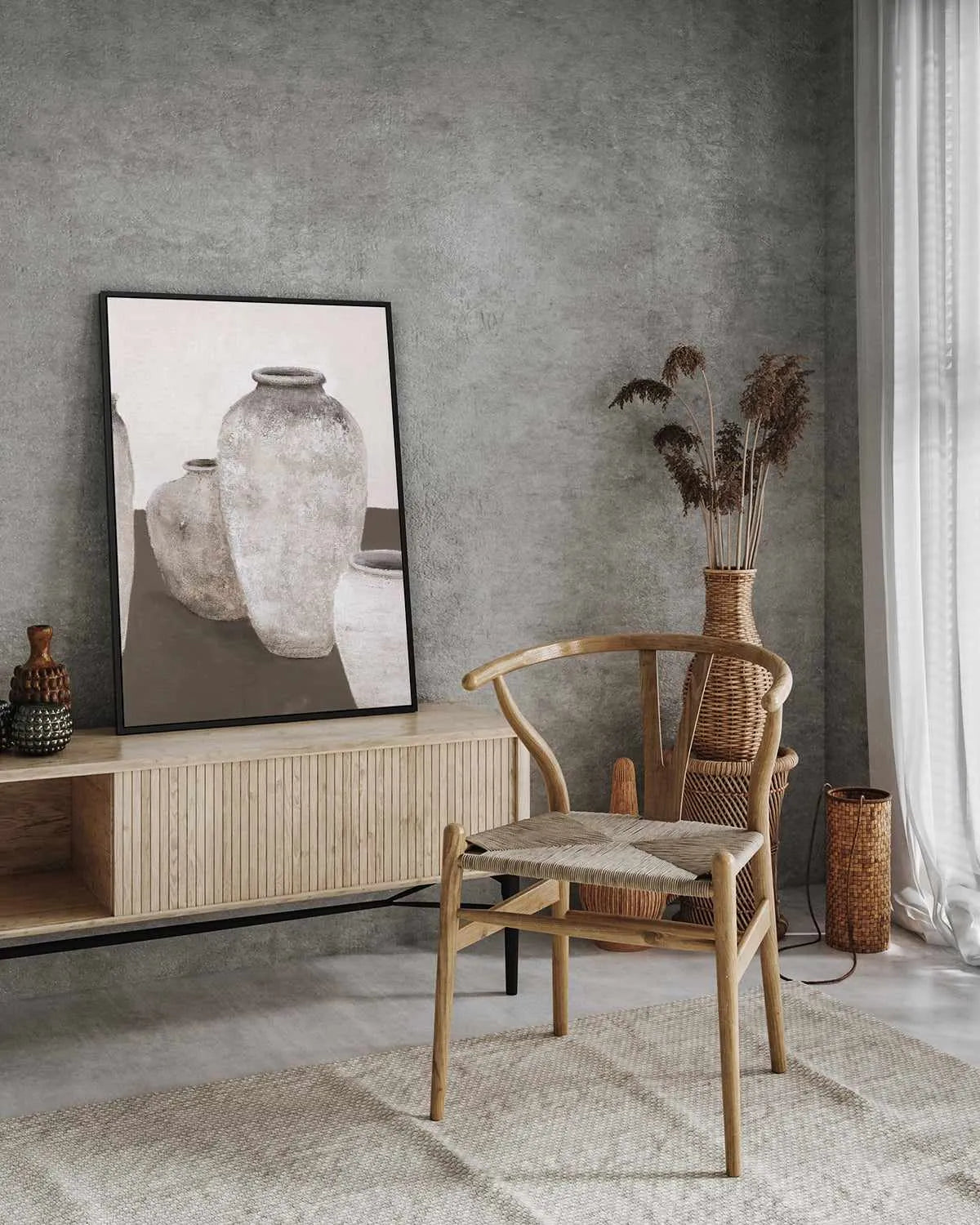 Ceramics II by Design Fabrikken | Framed Canvas Art Print from Olive et Oriel where you can shop wallpaper and artworks online