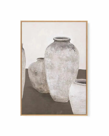Ceramics II by Design Fabrikken | Framed Canvas Art Print from Olive et Oriel where you can shop wallpaper and artworks online