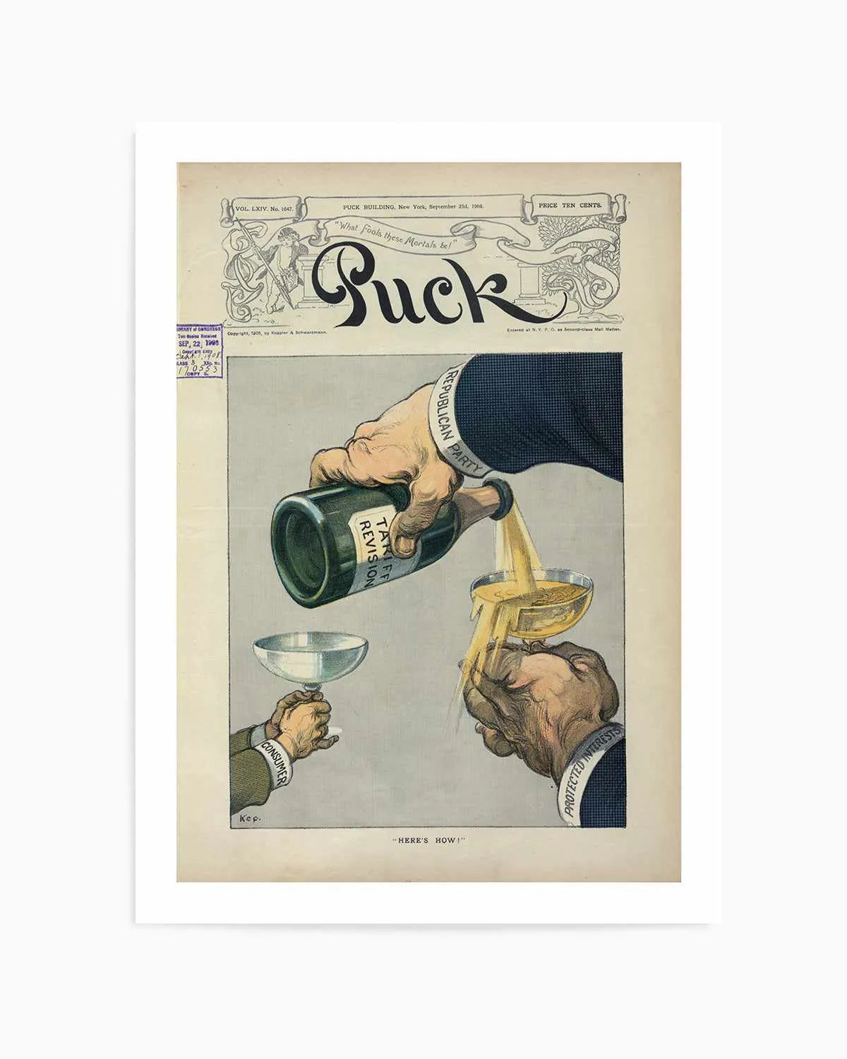 Champagne Vintage Poster Art Print from Olive et Oriel where you can shop wallpaper and artworks online