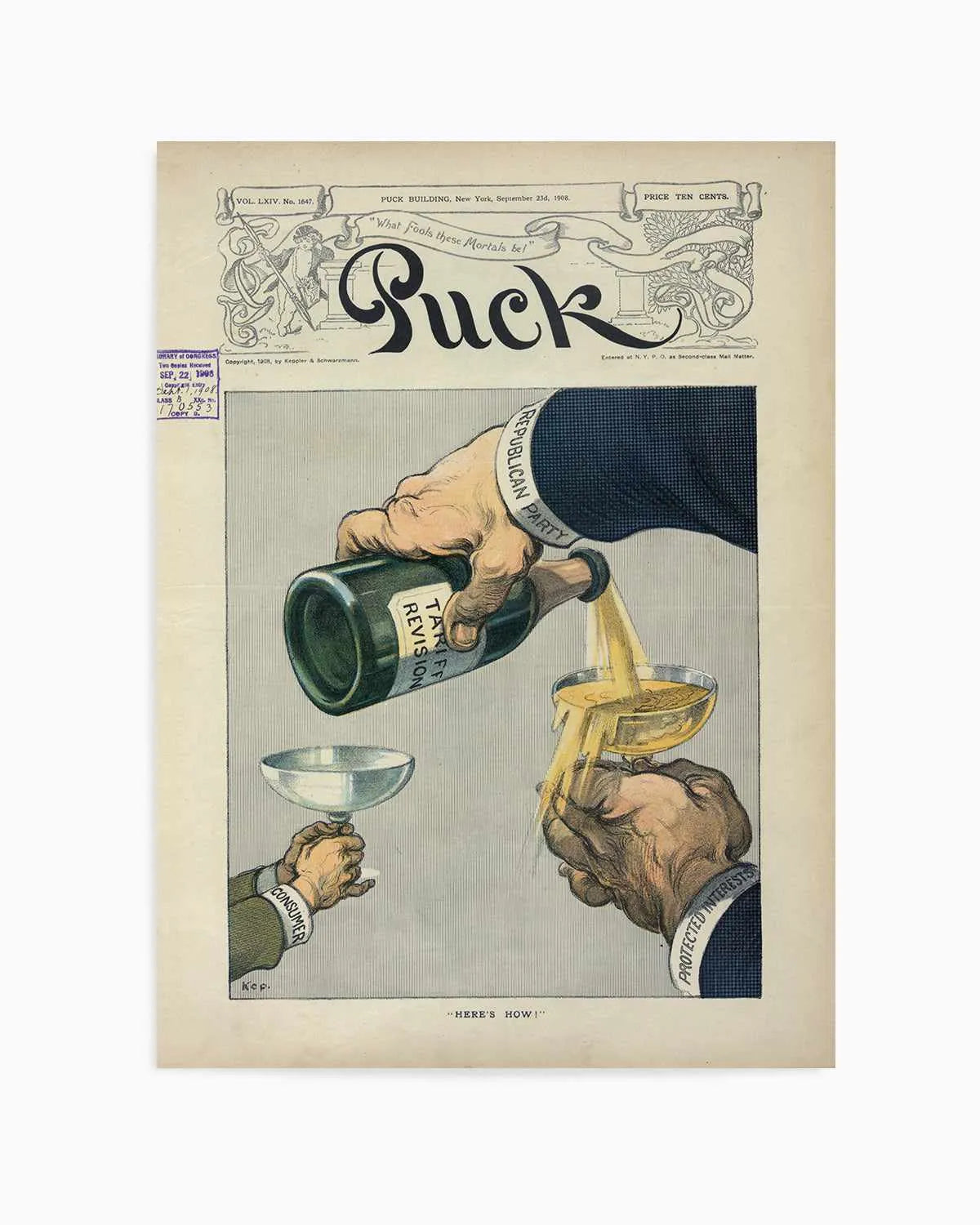 Champagne Vintage Poster Art Print from Olive et Oriel where you can shop wallpaper and artworks online