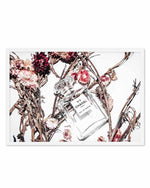 Chanel No 5 | Bohemian Wild Flowers Art Print